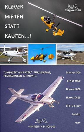 Ultraleichtflugzeug Langzeit-Charter