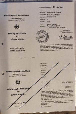 120 kg Elektro Ultraleicht Flugzeug