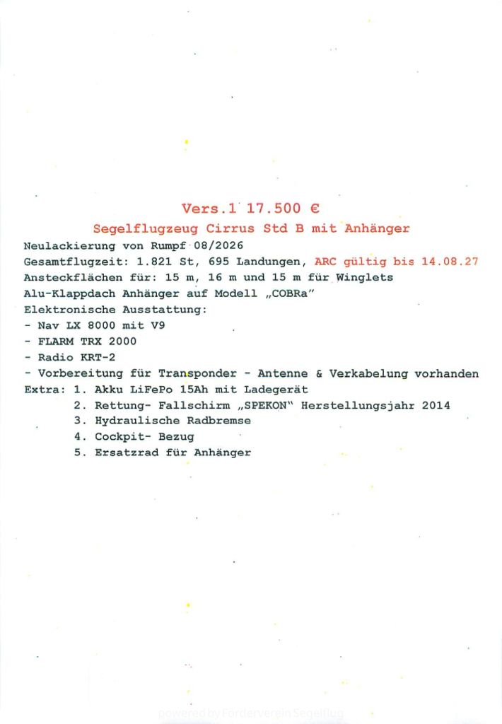 Schempp-Hirth Cirrus, fotografía 8 de 10