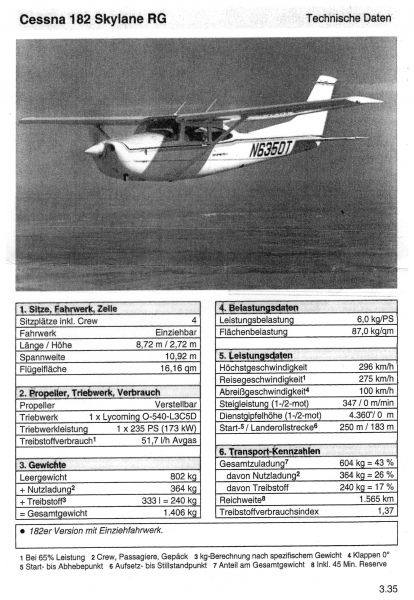 Cessna 182 FR RG, fotografía 2 de 3