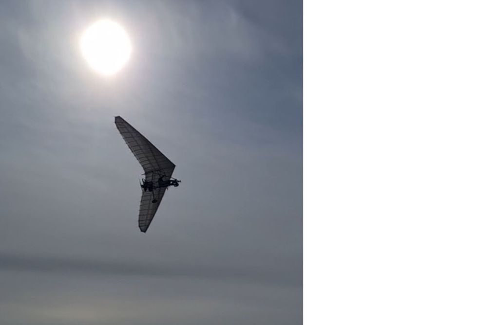 KINGPOSTLESS AND STRUTLESS POWERED HANGGLIDER WING, fotografía 5 de 7