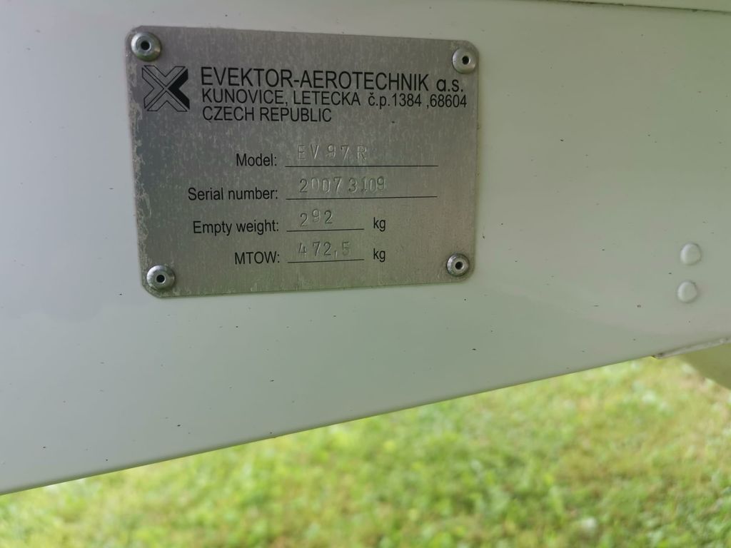 Evektor EUROSTAR EV 97, fotografía 5 de 8